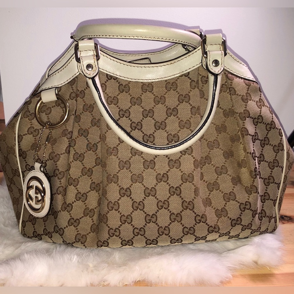 Gucci Sukey Tote Logo Purse